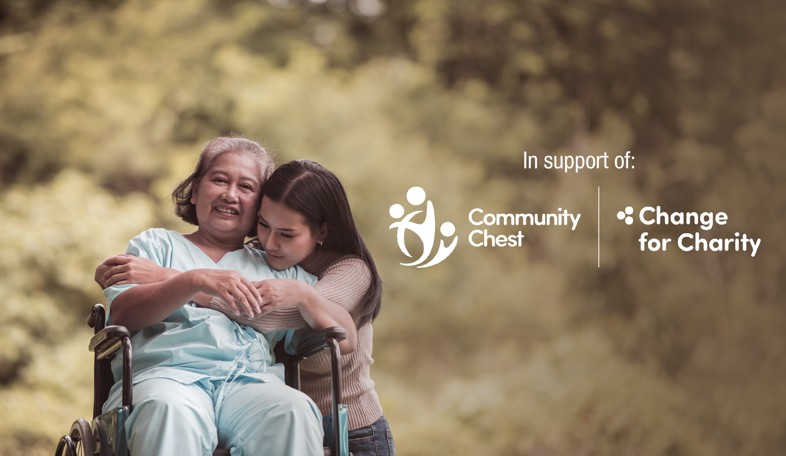 Community Chest's Change for Charity banner